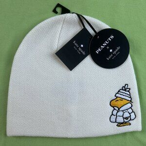 KATE SPADE PEANUTS WOODSTOCK BEANIE:NWT